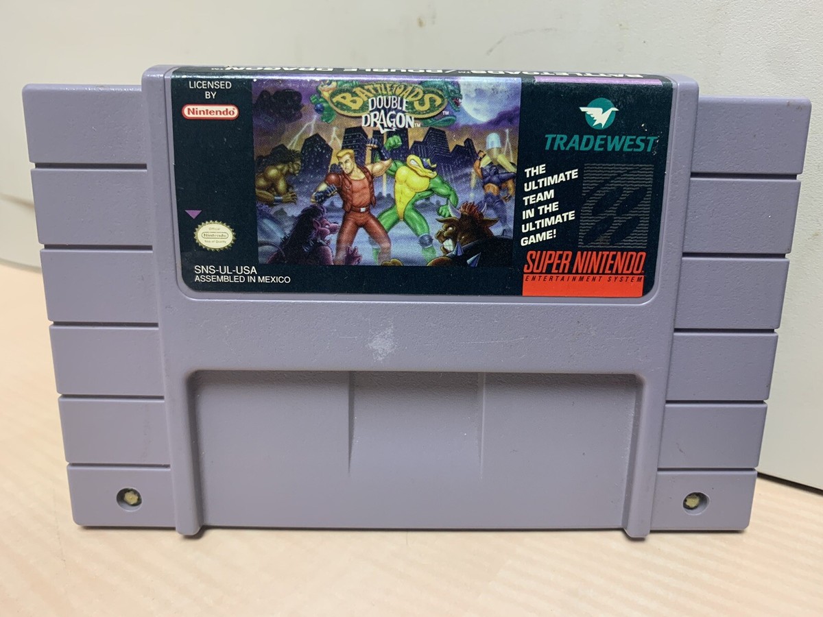 Battletoads / Double Dragon Super Nintendo SNES, Authentic