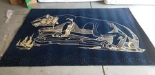 Vintage Penn State Nittany Lions  Rug 9' X 6' Copy Of Custom Locker Room Design