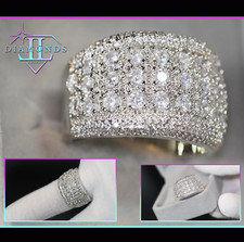 Simulated Diamond Ring | Mens Iced Out Ring | Hip Hop Ring | Mens Wedding Ring