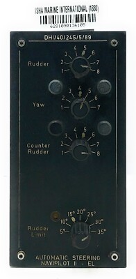 C.plath DHI/40/24S/5/89 Automatic Steering Navipilot II-EL