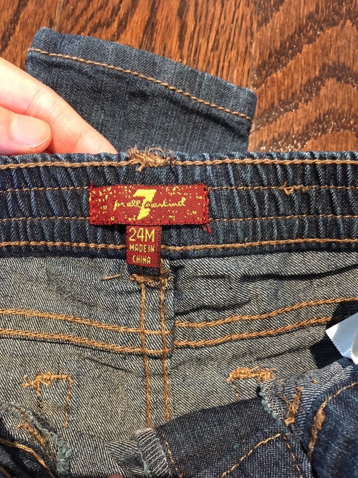 7 for all man kind Jeans size 24Month Girls Toddler