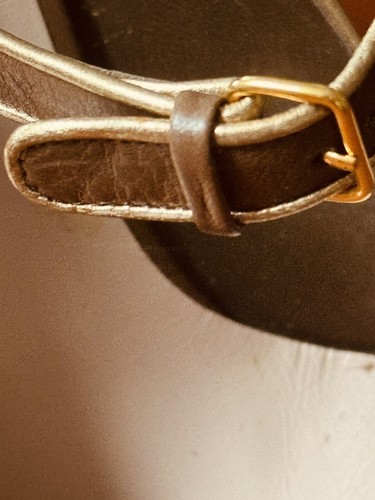 Miu Miu Pumps Nougat mit Gold abgesetzt Größe 41 - Bild 4 von 18