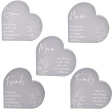 Gris Cœur MDF Plaque - Floral - Choisissez Design