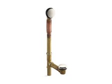 Kohler Brass Toe Tap Bath Drain - Chrome Finish K-7259