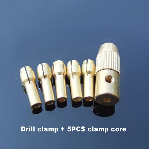 Mini Messing Bohrfutter Spannbohrfutter Spannzangen Set Ø 0,5-3,2mm Spannfutter - Bild 7 von 12