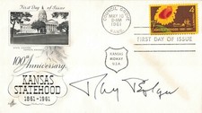 Ray Bolger Wizard of Oz Scarecrow Signed Autograph First Day Cover PSA DNA