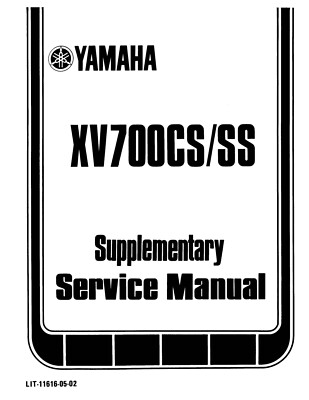 プレストヤマハ XV1900A サービスマニュアル 2006年中古品 Printed Service Shop Repair Manual 85-99 Yamaha XV700 XV750 XV1000