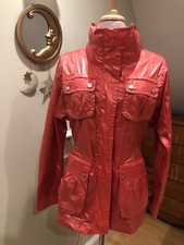 Rainforest Packable Raincoat Jacket Windbreaker Coral Medium M