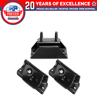 Motor & Trans Mount compatible with Ford Bronco F150 F250 F350 5.0L 5.8L 3PCS