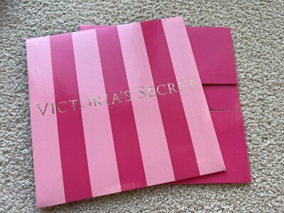 VICTORIA'S SECRET PINK STRIPED GIFT BOX 7.25
