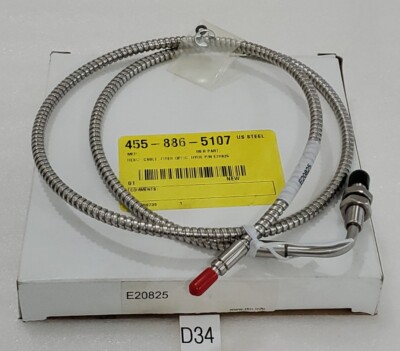 *NEW* IFM Efector E20825 Photoelectric Switch Sensor Fiber Optic Cable +Warranty