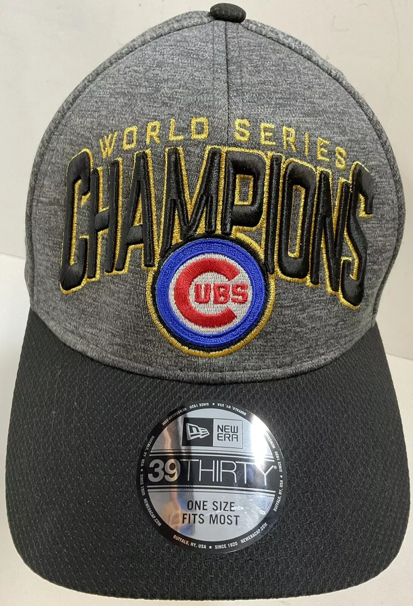 Cubs World Series Champions 39Thirty Ball Cap Hat