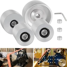 Belt Grinder 2x72 Wheel Set For Knife Grinder with Drive Idler,Tracking Wheel