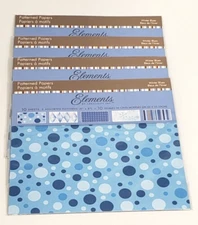 8x8 Patterned Paper 40 Elements Scrapbook Card Making Snowflake Winter Bliss