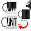 thumbnail 1 - Rude Funny C handle Colour Change Black Heat Mugs - Novelty Office Joke Mug Gift