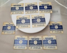 10 REELS Vintage Sawyer's Black View-Master Reel Viewer - Made In USA