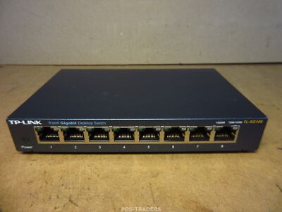 TP-Link TL-SG108E V2.0 Gigabit Ethernet Smart Switch 8-Port 10/100/1000Mbps 