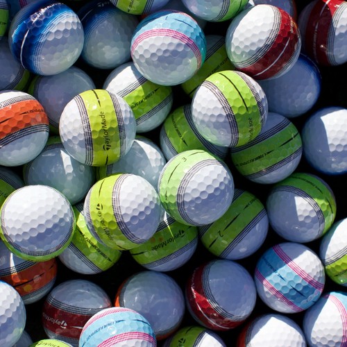 24 TaylorMade Tour Response Stripe 5A/4A Mix Used Golf Balls - FREE SHIPPING!