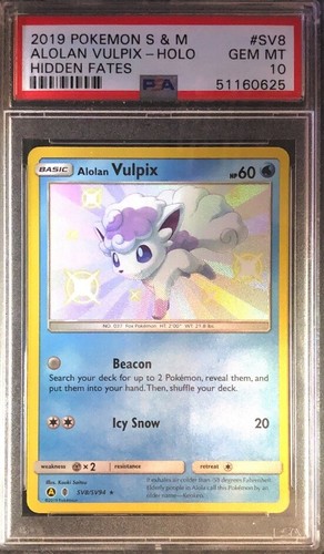 Alolan Vulpix graded PSA 10 for sale on eBay