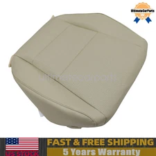 Passenger Bottom Replacement Leather Seat Cover Tan Perf For 2009-2014 Acura TSX