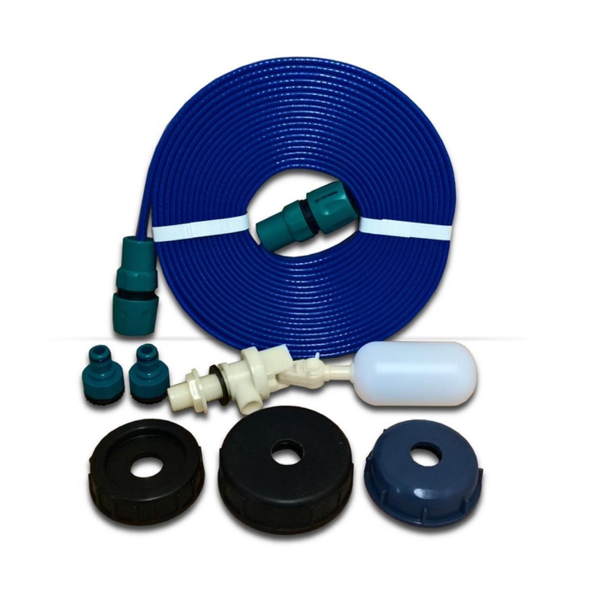 Universal Mains Water Adaptor with 15m Flat Non-Toxic Hose