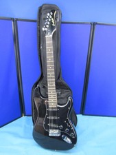 Sawtooth Black Es Electric Guitar W/ Chromacast Electric Guitar Padded Gig Bag