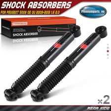 2x Shock Absorbers Rear for Peugeot 5008 0E 0U 2009-2013 1.6 2.0 52610SMGE03 New