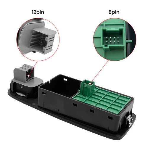 Electric Power Window Switch 735487419 For Citroen Relay Peugeot Boxer Fiat - Picture 7 of 11