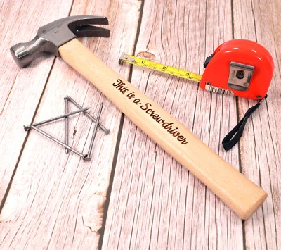 Personalised Custom Hammer | Design A Truly Unique Gift For Dad | Laser Engraved