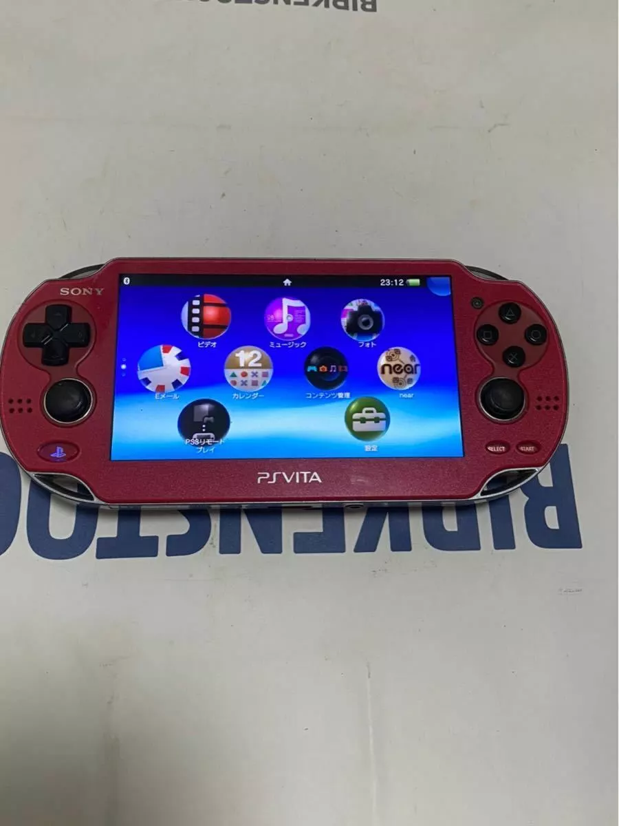 PlayStation PS Vita Wi-Fi game Console Red PCH-1000 ZA03 Japan