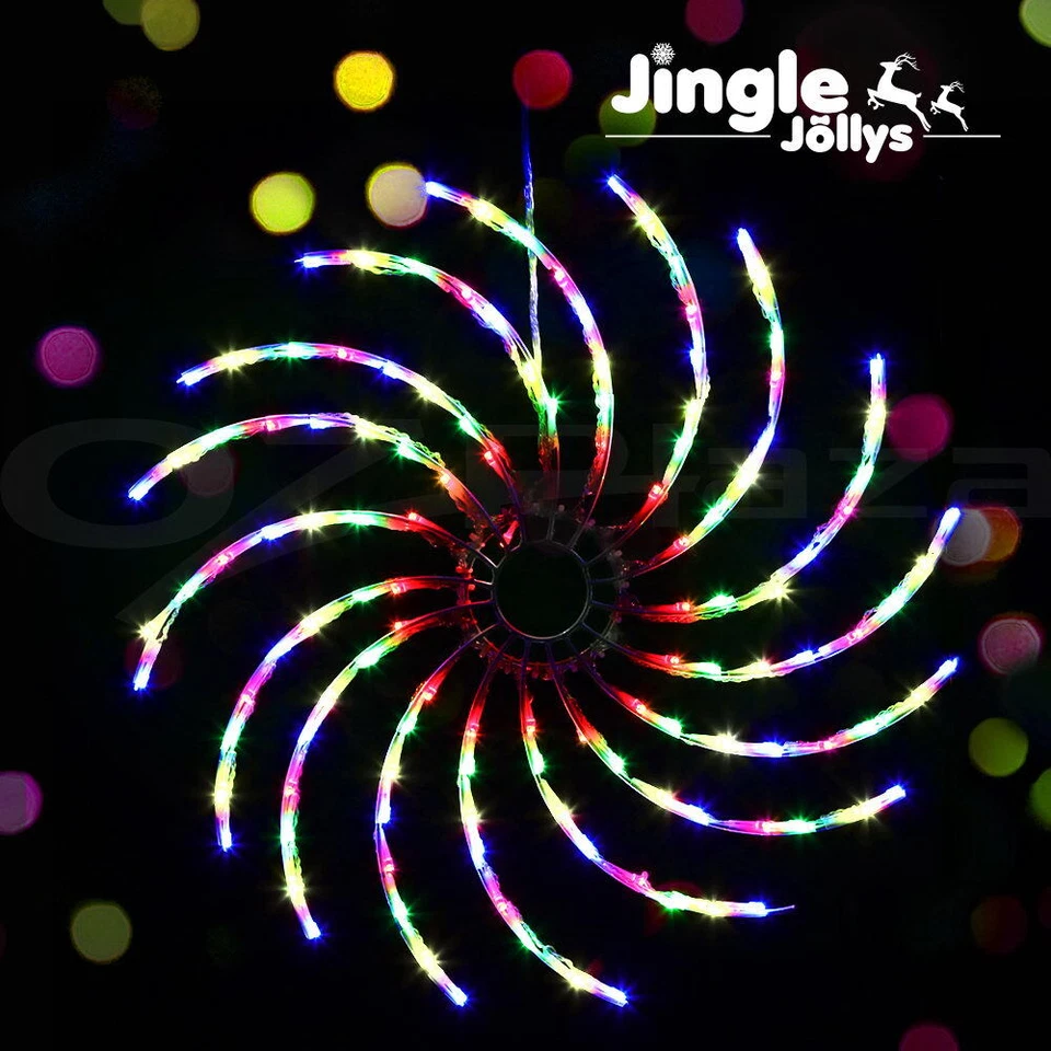 Jingle Jollys Christmas Motif Lights String light LED Santa Reindeer Outdoor