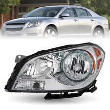 For 2008-2012 Chevy Malibu Halogen Headlight Headlamp Driver Left Side 08-12