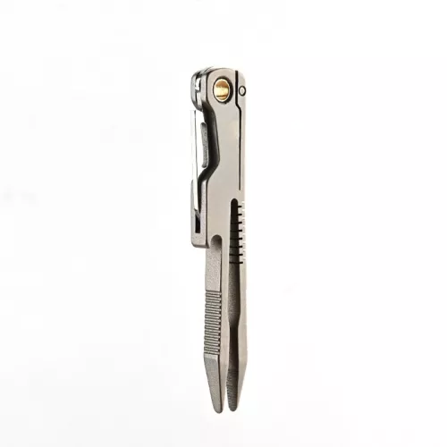 1 PC EDC Titanium Alloy Multi Tools Tweezers Opener Pocket Outdoor Folding Knife - Picture 16 of 20