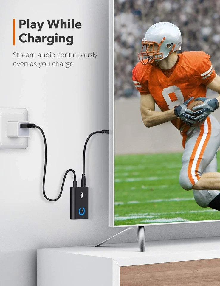 TaoTronics TT-BA07 Bluetooth 5.0 2 in 1 Trasmettitore e Ricevitore Wireless... - Immagine 3 di 4