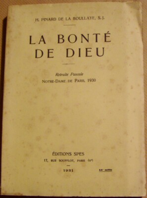 PINARD de la BOULLAYE H. - DIE BONTE DE GOTTES - EO Nr. 6/50 - 1931