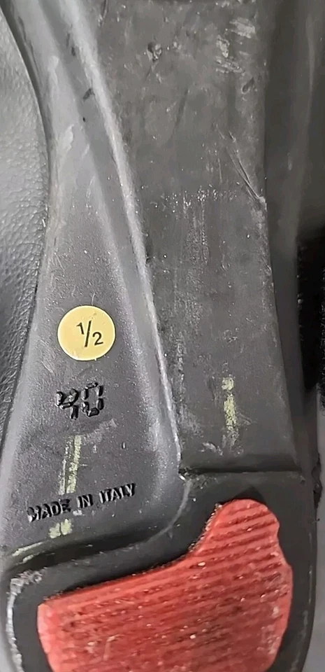 Zapatos de Ciclismo Vittoria Para Hombre Talla 7 Negros y Amarillos EU 40 Hechos en Italia De Colección Foto 4 de 4