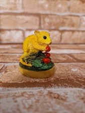 tetley tea collectables animal dormouse 1997 - tetley figure 4cm Mint