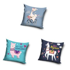 Lama Alpaca Kissenbezug Kissenhülle 40x40 cm