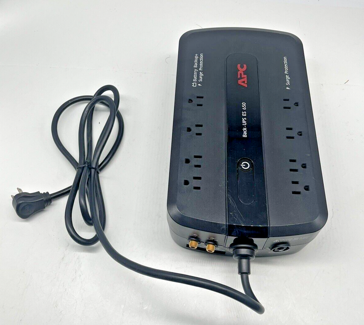 POWER STRIP APC Back UPS ES 650 Surge Protection Black 8 Outlets