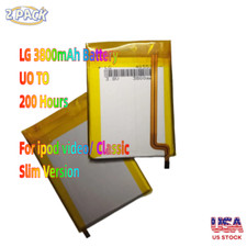 2pcs LG 3800mAh Battery Upgrade replacement for iPod Classic 6 7 Video 5 5.5 T