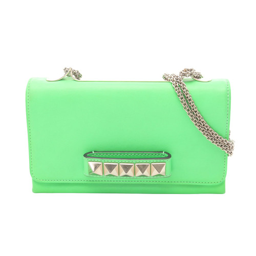 VALENTINO GARAVANI Va Va Voom Shoulder Bag Green Leather #RCB2461