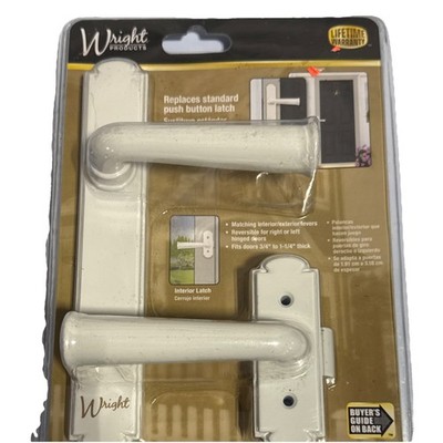 Wright Decorative Replacement Lever White Aluminum VWA214WH Easy Install