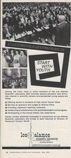 1963 Los Alamos Scientific Laboratory Print Ad Retro Tech Univ. of California