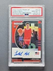 2020-21 Panini Prizm Draft Picks Lamelo Ball #PA-LB RC Red Auto /199 PSA 10/10