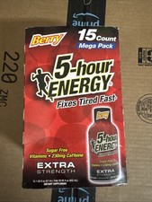 5-hour ENERGY Shot, Extra Strength BERRY 1.93 oz, 15 count EXP-09/2026