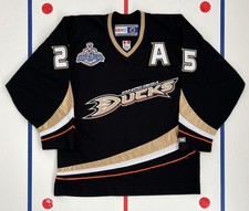 Chris Pronger Anaheim Ducks CCM 2007 Stanley Cup NHL Hockey Jersey Size Large