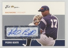 2007 Just Minors Just Auto Silver Auto 10/10 Pedro Beato #JA-02 Auto 4r3