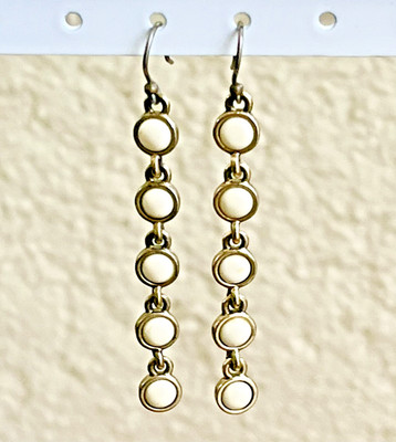 Vintage Vibes Boho Hippie Earrings Antique Bronze Earwires Anthropologie SWINGY!