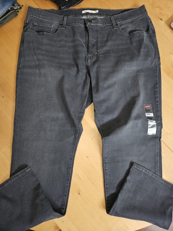 Levi's 311 Women's Shaping Skinny Jeans, 20W, Gray Medium Faded Wash Denim