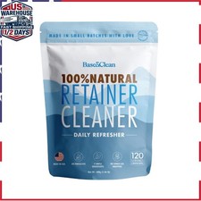 Base Clean Natural Retainer Cleaner Powder - 4 Month Supply